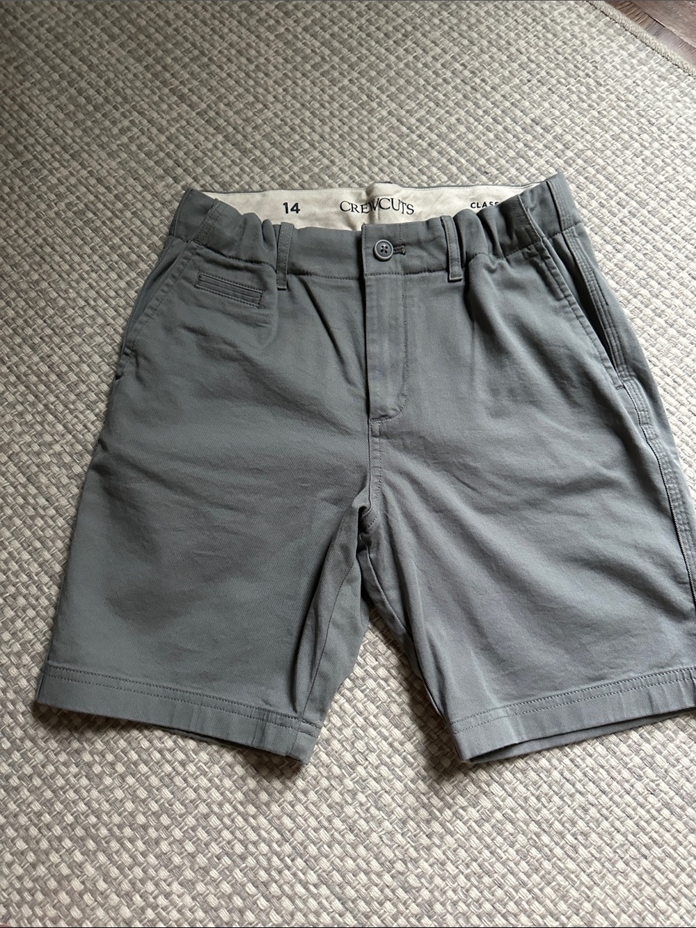 J. Crew Gray Kids Chino Shorts